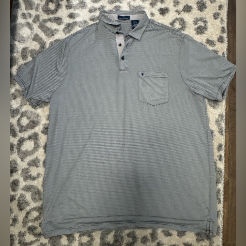 Simply Southern Gray Polo Shirt